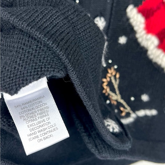 Vintage 1998 Susan Bristol Holiday Santa Sweater Vest - Picture 12 of 14